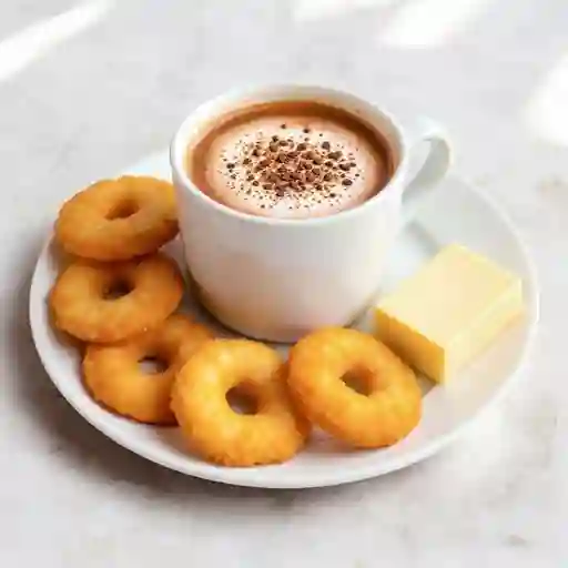 Tostada de stracciatella