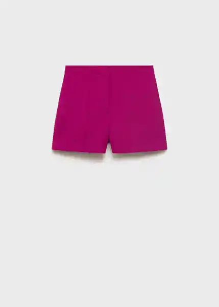 Short Lilo Fucsia Talla 36 Mujer Mango