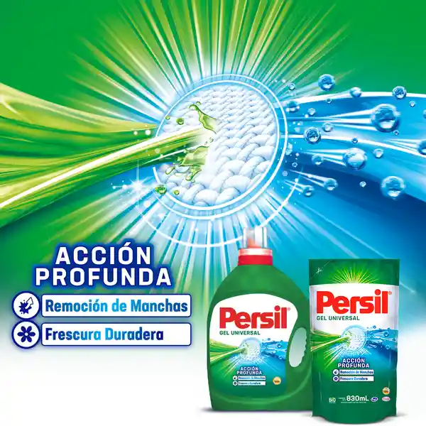 Persil Detergente Líquido Universal Acción Profunda 830 mL
