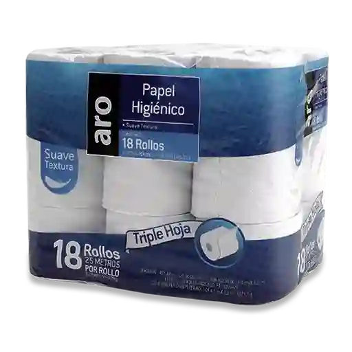 Aro Papel Higiénico Triple Hoja 25 m