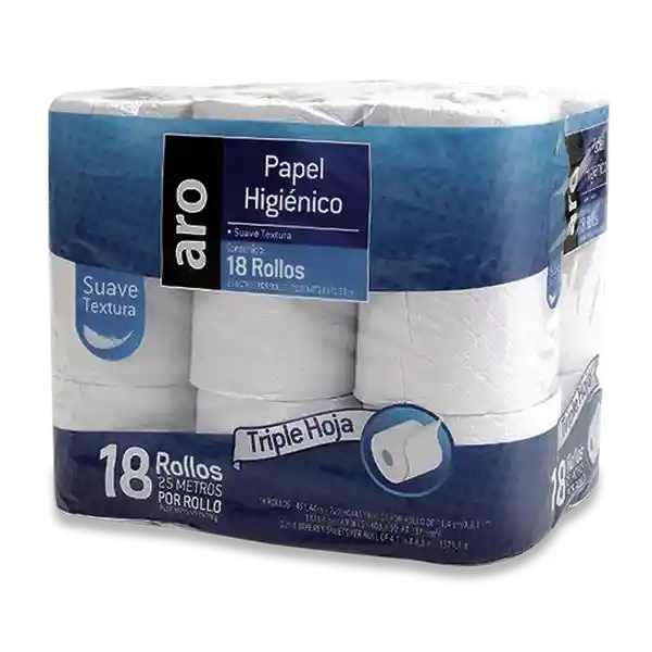 Aro Papel Higiénico Triple Hoja 25 m
