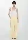 Top Bobar Blanco Talla S Mujer Mango