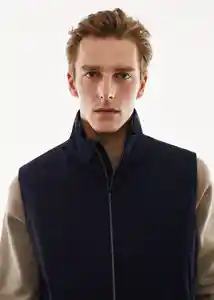 Chaleco Nadast Navy Talla M Hombre Mango