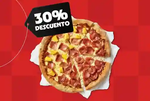  Pizza por Mitades Mediana
