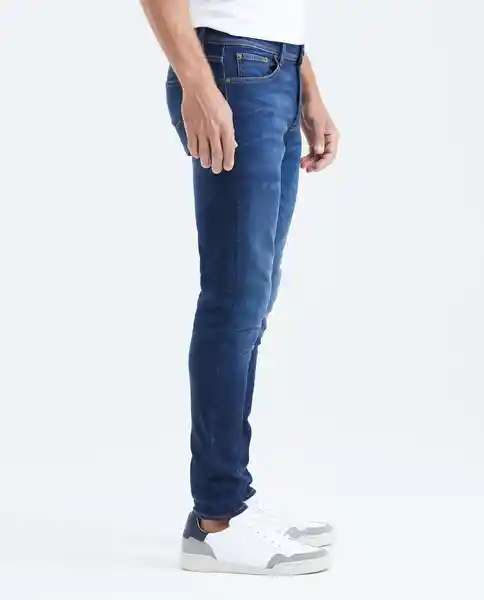 Jean Super Slim Fit Azul Dark Ultraoscuro 34/32 Chevignon