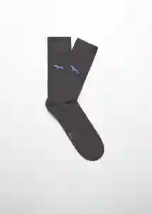 Calcetines Shark Gris Talla 42 Hombre Mango