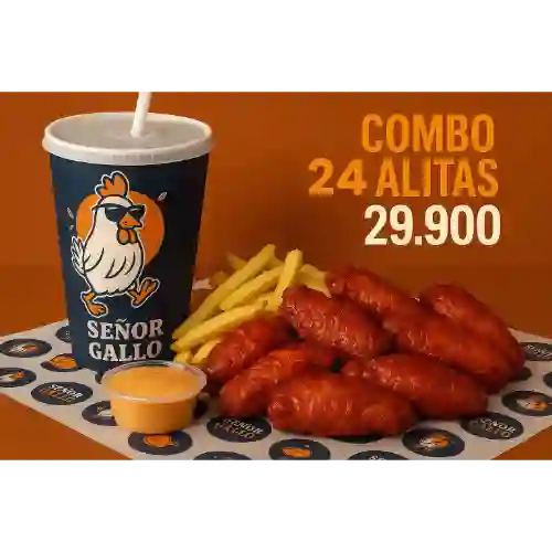 Combo de 24 Alitas