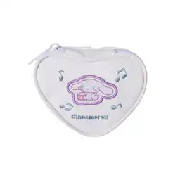 Monedero Con Corazón Bordado Cinnamoroll Serie Sanrio Miniso