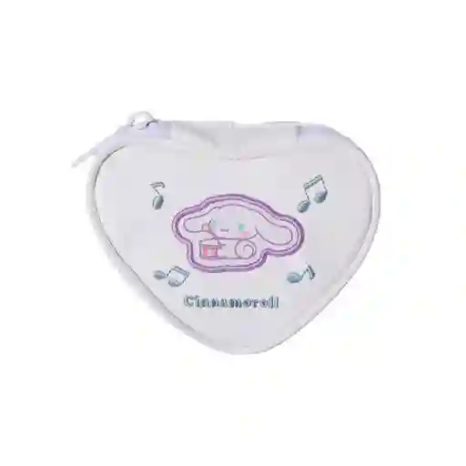 Monedero Con Corazón Bordado Cinnamoroll Serie Sanrio Miniso