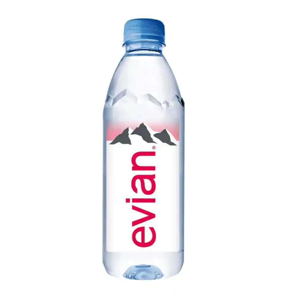 Evian Agua Natural Sin Gas 500 Cc