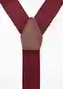 Tirante Suspende Burdeos Talla 99 Hombre Mango