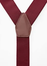 Tirante Suspende Burdeos Talla 99 Hombre Mango