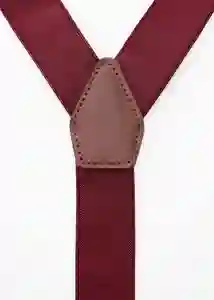 Tirante Suspende Burdeos Talla 99 Hombre Mango