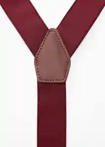 Tirante Suspende Burdeos Talla 99 Hombre Mango