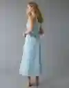 Vestido Mujer Azul Talla: SMALL 8508401 American Eagle