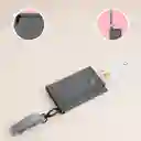 Cartera de Tela Con Correa Serie Gris Miniso