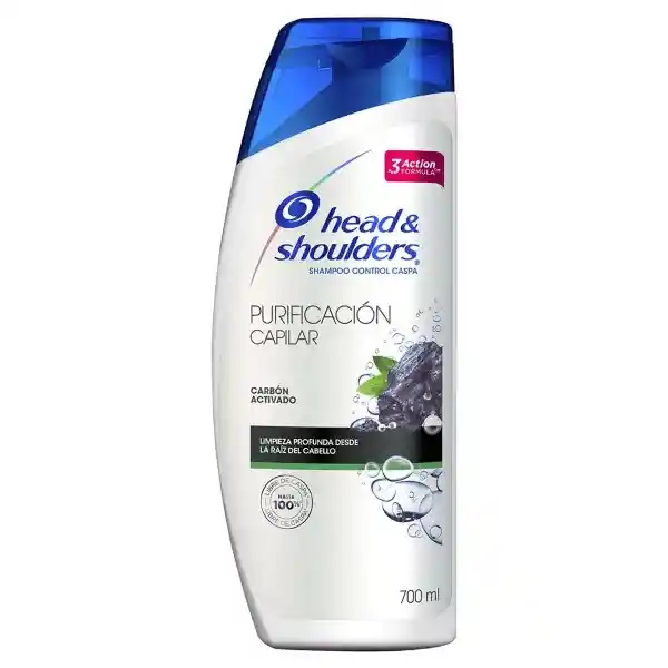 Head & Shoulders Shampoo  Purificación Capilar Carbón Activado 