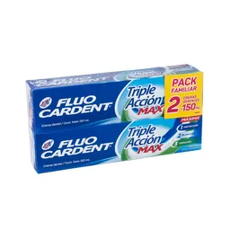 Fluocardent Pack Crema Dental