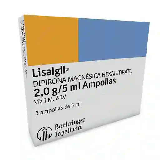 Lisalgil Boehringer Ingelheim 5 Ml 3 Ampollas