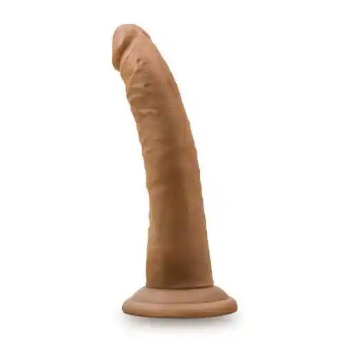 Dildo dr. Skin Cock With Suction Cup Mocha 7\"