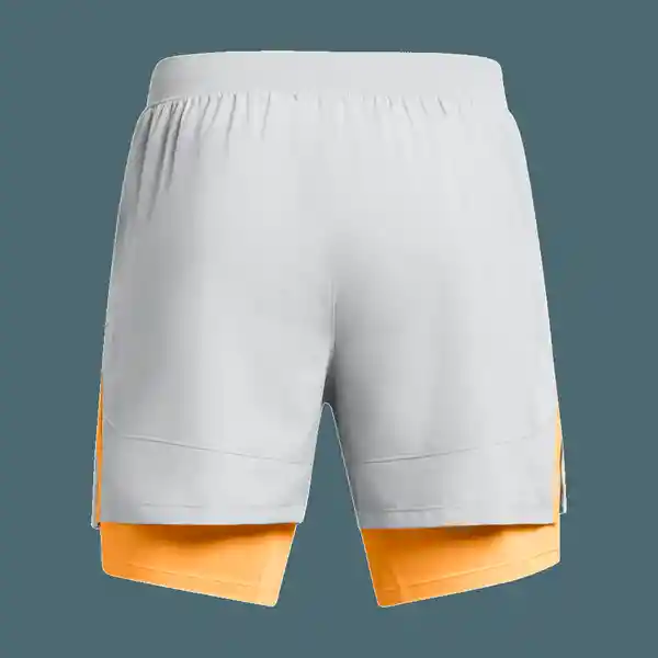 Under Armour Short Launch 5 2-in-1 Para Hombre Gris Talla MD