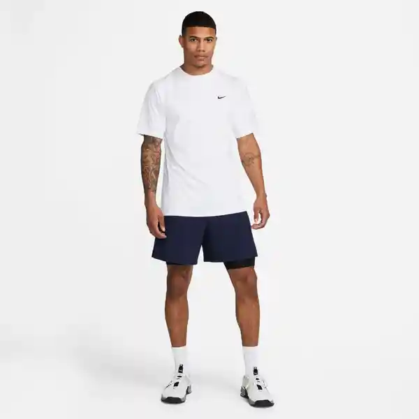 Nike Camiseta M Df Uv Hyverse Ss Para Hombre Blanco Talla M