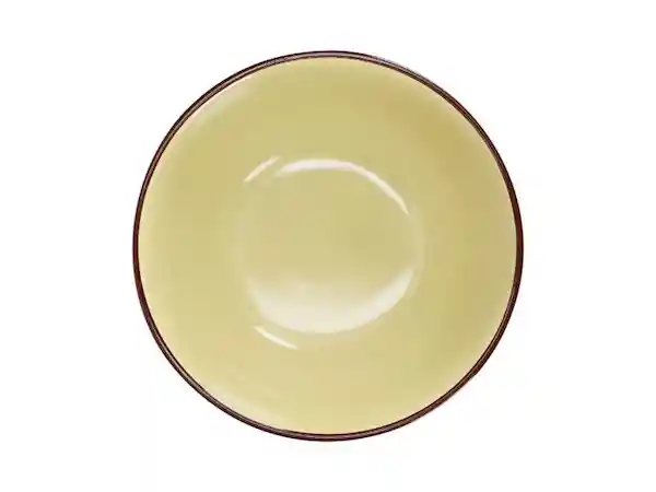 Bowl Para Cereal Rústico Amarillo Casaideas