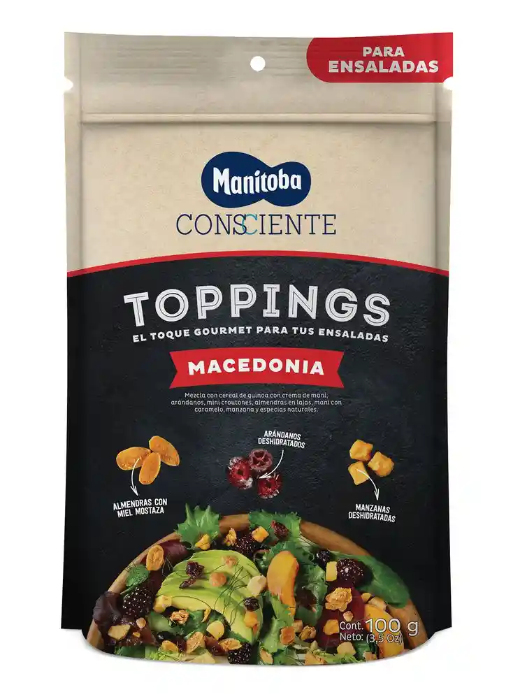 Manitoba Toppings para Ensalada Macedonia