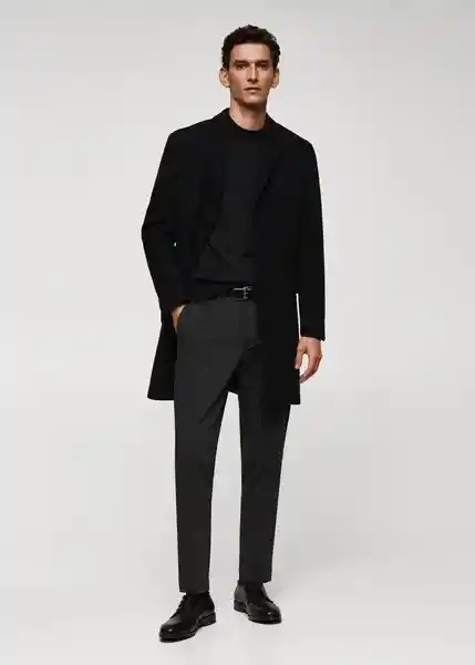Abrigo Arizona Negro Talla XS Hombre Mango