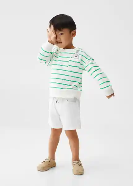 Buzo Sudadera Otter Offwhite Talla 72 Niños Mango