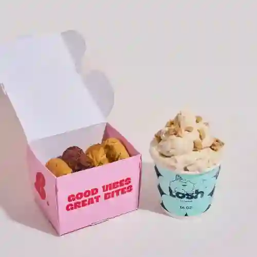 Caja X4 Galletas + 1/2 Litro Losh