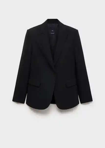 Blazer Americana na Iguana Negro Talla S Mujer Mango