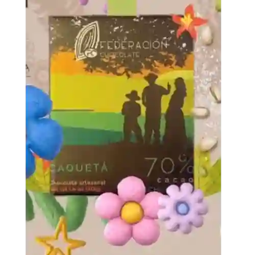 Tableta Caquetá 40Gr con Pistacho y Sal