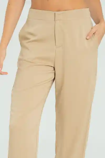 Pantalón Rhae Color Beige Medio Talla 8 Ragged