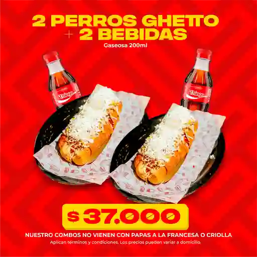 Combo 2 perros ghetto