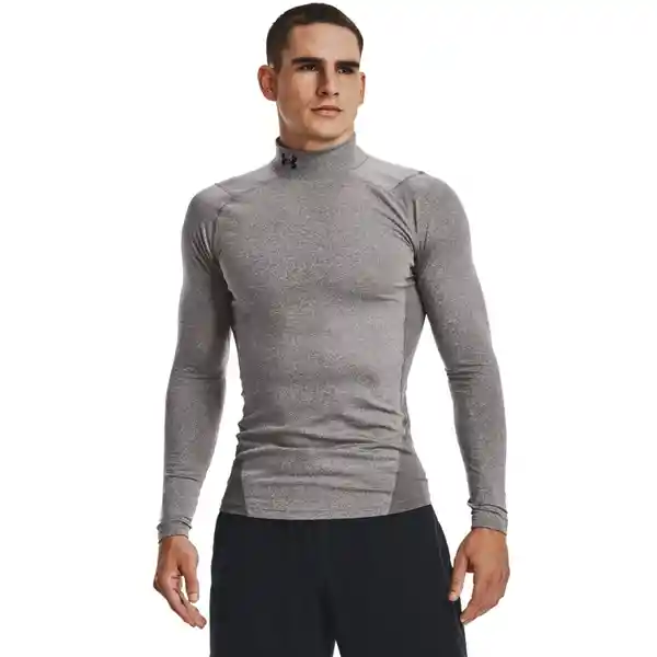 Under Armour Camiseta Cg Compression Mock Hombre Gris Talla LG