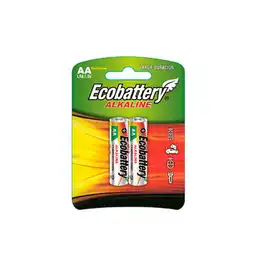 Ecobattery Pilas Alcalinas AA