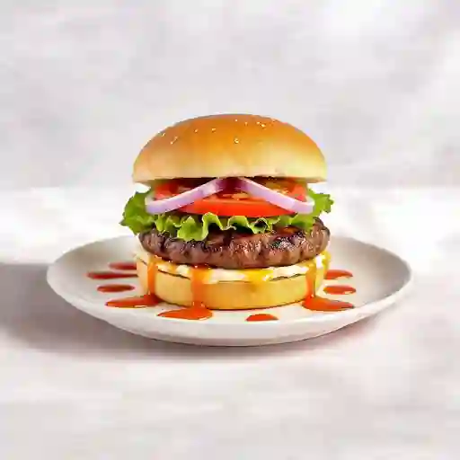 Hamburguesa sencilla