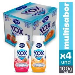 Yox multisabor x4 Und Botella 100 g