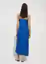 Vestido Asun2 Azul Talla XS Mujer Mango