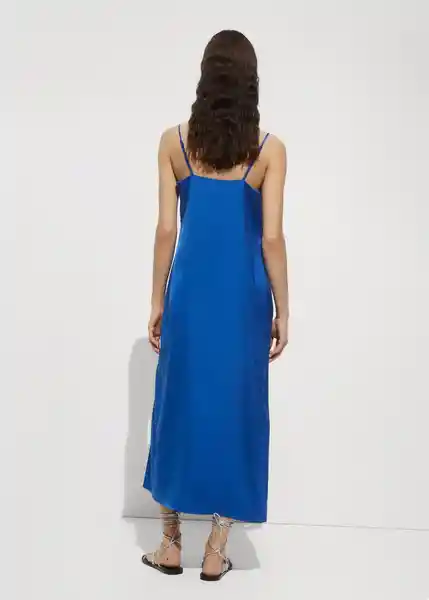 Vestido Asun2 Azul Talla XS Mujer Mango