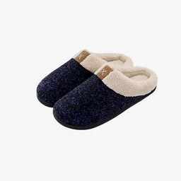 Inkanta Pantuflas Fauxwool Man Azul Oscuro S