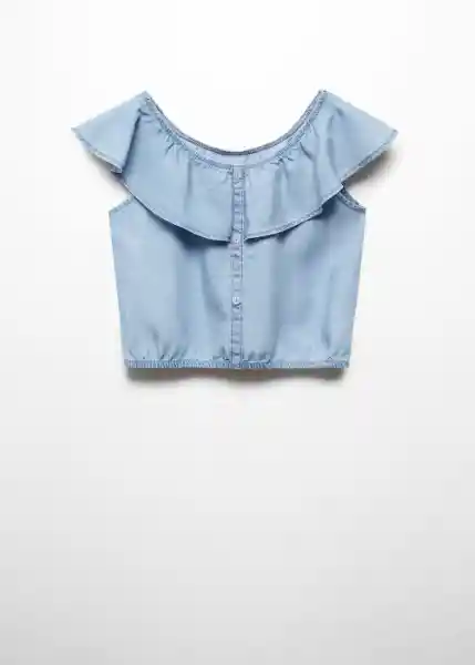 Blusa Erika Tejano Medio Talla 06 Niña Mango