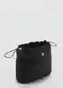 Bolso Neceser M Nil Negro Mujer Mango