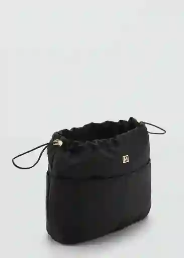 Bolso Neceser M Nil Negro Mujer Mango