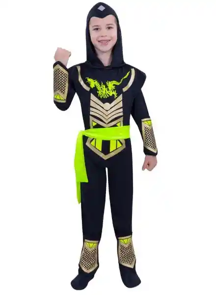 Disfraz Power Ninja Niños Surtido Talla 16