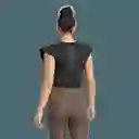 Adidas Camisa Polo Power Boxy Tk Mujer Negro Talla Ref: IW1496