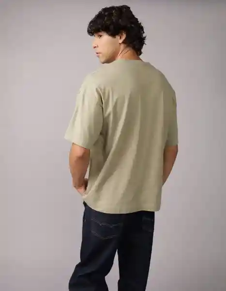 Camiseta Hombre Verde Talla Medium 3664306 American Eagle