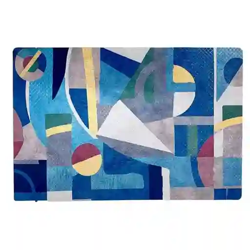 Concepts Tapete Estampado Poliéster Azul 1 40 x 60 cm
