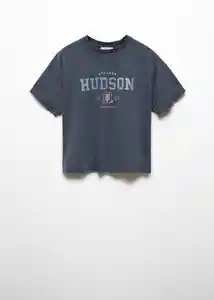 Camiseta Hudson Navy Talla 20 Teen Niñas Mango
